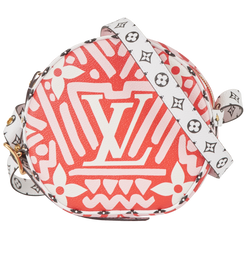 Boite Chapeau Souple, Canvas, Red/Pink, PL2230, DB, 3*